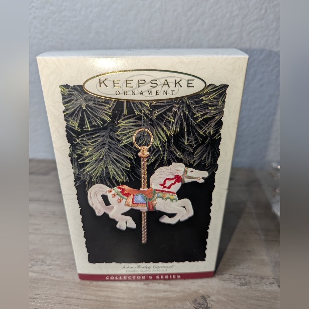 Hallmark Keepsake Tobin Fraley Carousel Ornament 1993
